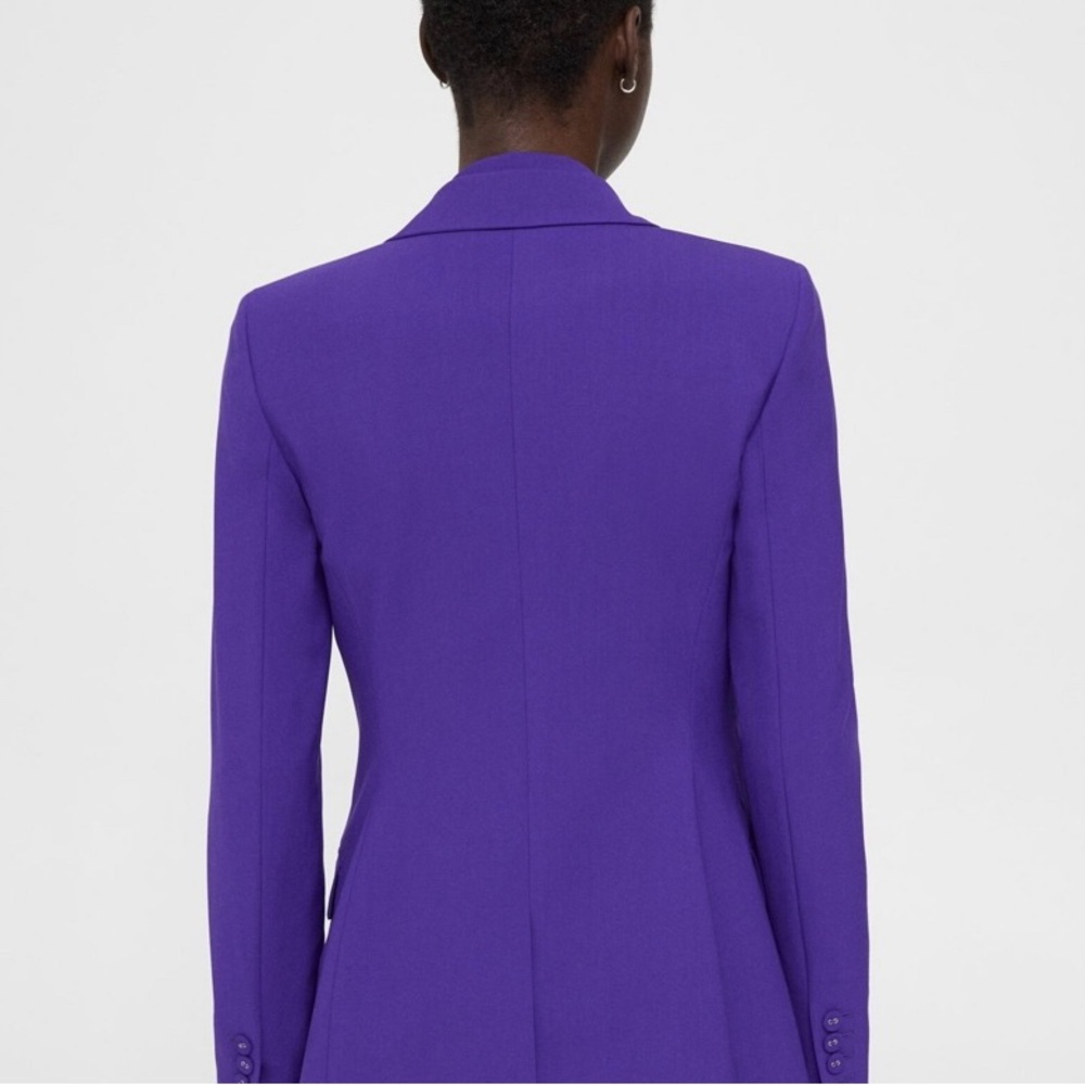 Theory Purple Blazer & Suit Jacket - Picture 14 of 16